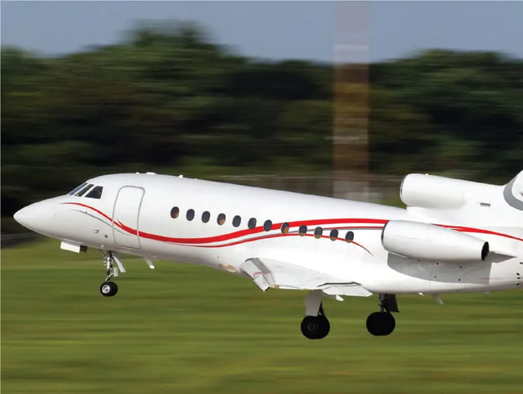 private plane landing